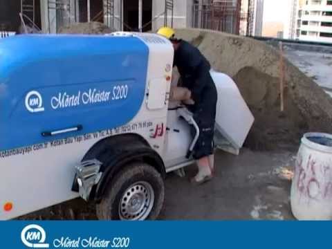 Mörtel Meister 5200K  (Kepçeli) Şap Makinası Tanıtım