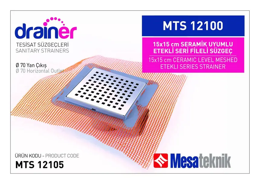 MTS 12100 Etekli Serisi Fileli 15 cm