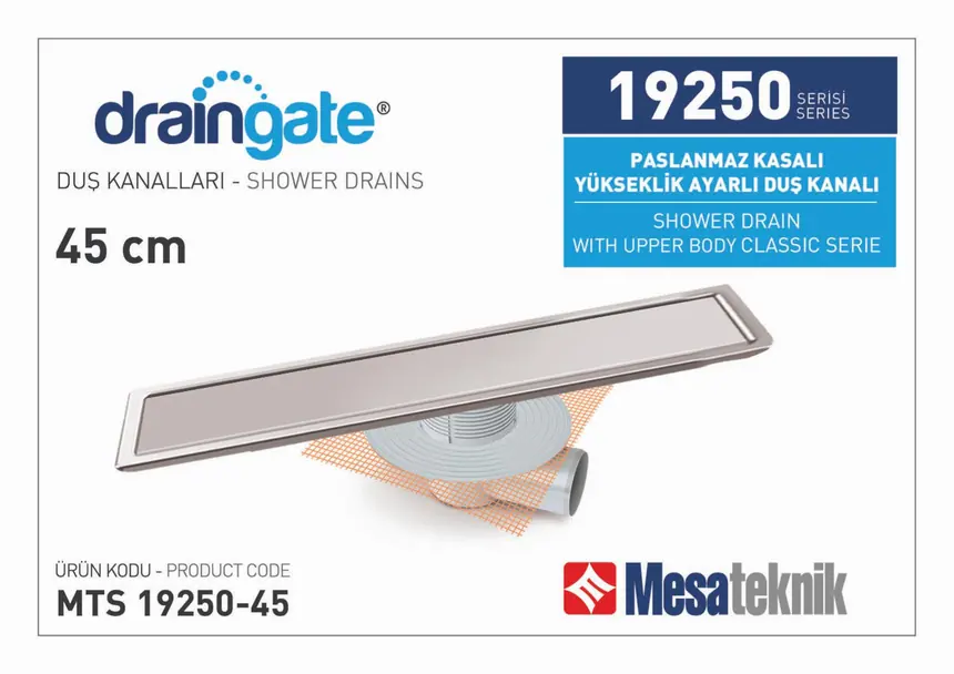 MTS 19250 Paslanmaz Kasalı Yükseklik Ayarlı