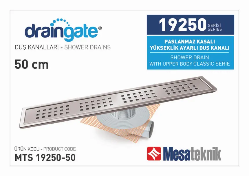 MTS 19250 Paslanmaz Kasalı Yükseklik Ayarlı