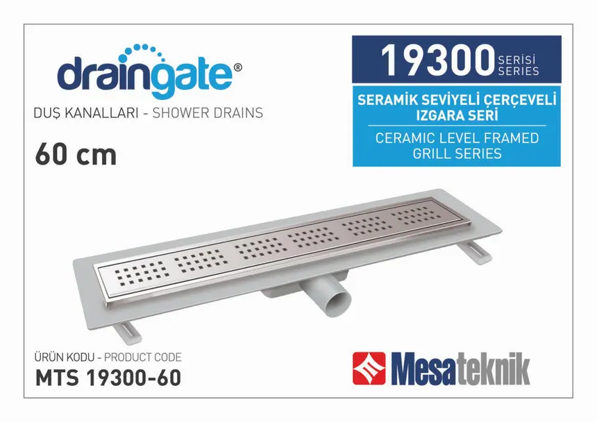 MTS 19300 Seramik Seviyeli Çerçeveli Izgara Seri