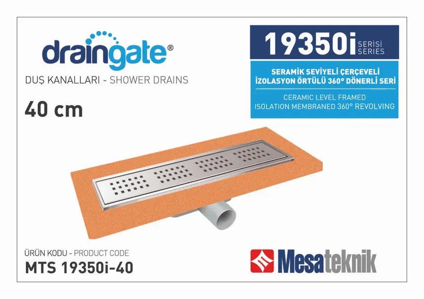 MTS 19350İ Çerçeveli İzolasyon Örtülü 360º Dönerli Seri