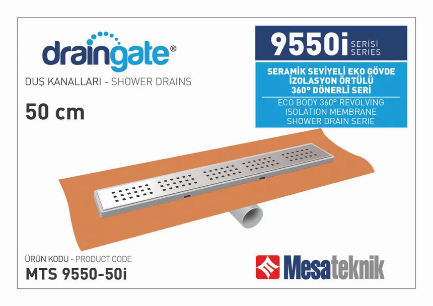 MTS 9550İ Seramik Seviyeli 360º Dönerli İzolasyon Örtülü Seri