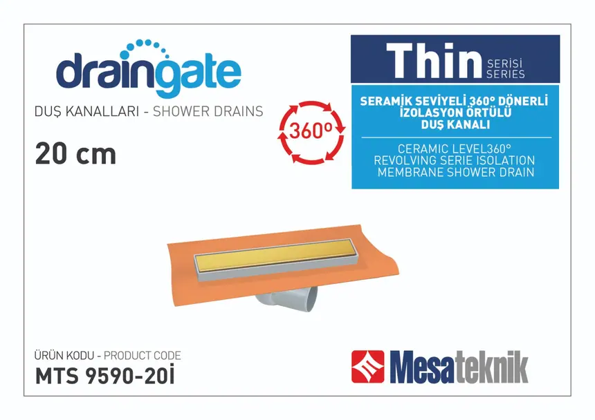 MTS 9590I Thin Serisi 360º Dönerli Izolasyon Ortülü