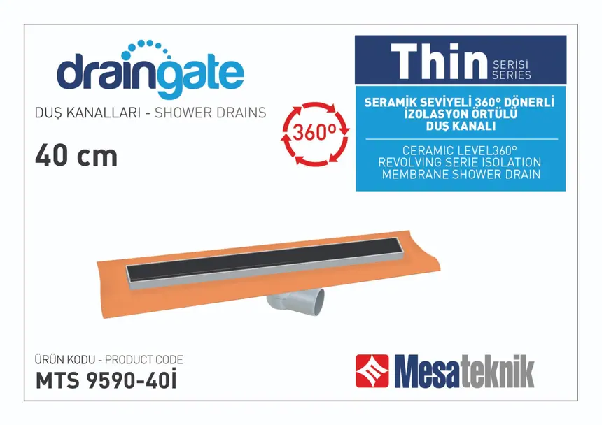 MTS 9590I Thin Serisi 360º Dönerli Izolasyon Ortülü