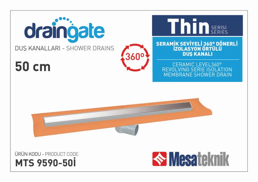 MTS 9590I Thin Serisi 360º Dönerli Izolasyon Ortülü